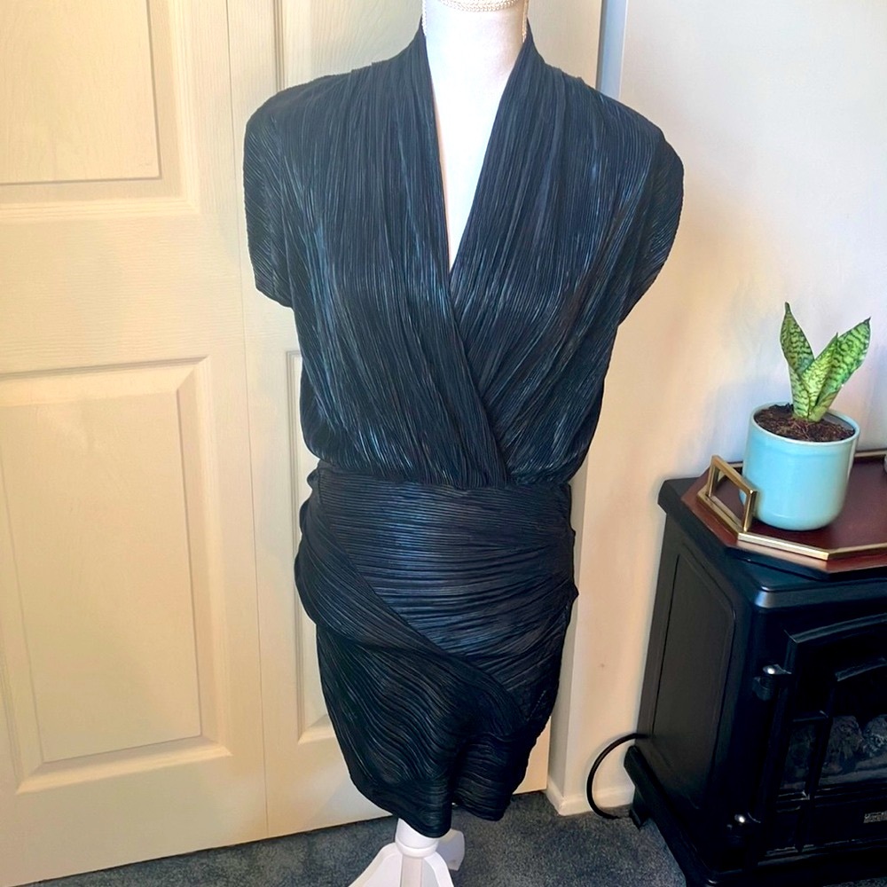 Rachel Roy little black wrap dress XS